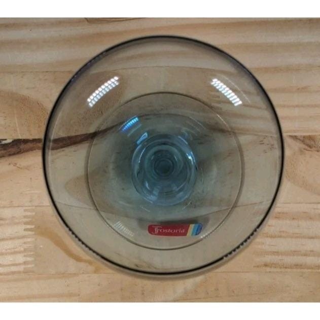 Fostoria Glamour Blue Sherbet or Champagne Glass 5 1/8 Inch Vintage