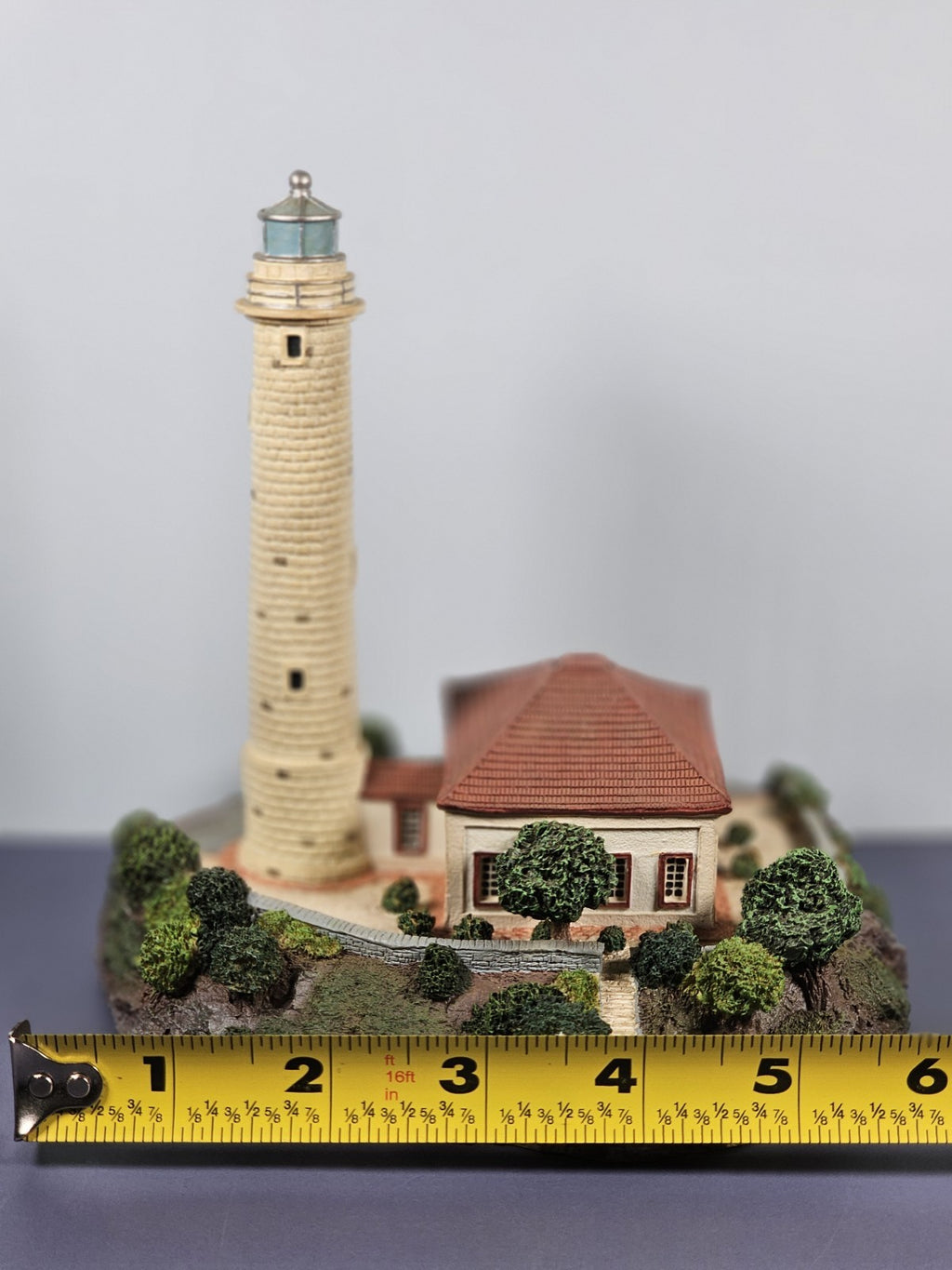 Danbury Mint Calaburras Lighthouse Spain Historic International Lighthouses