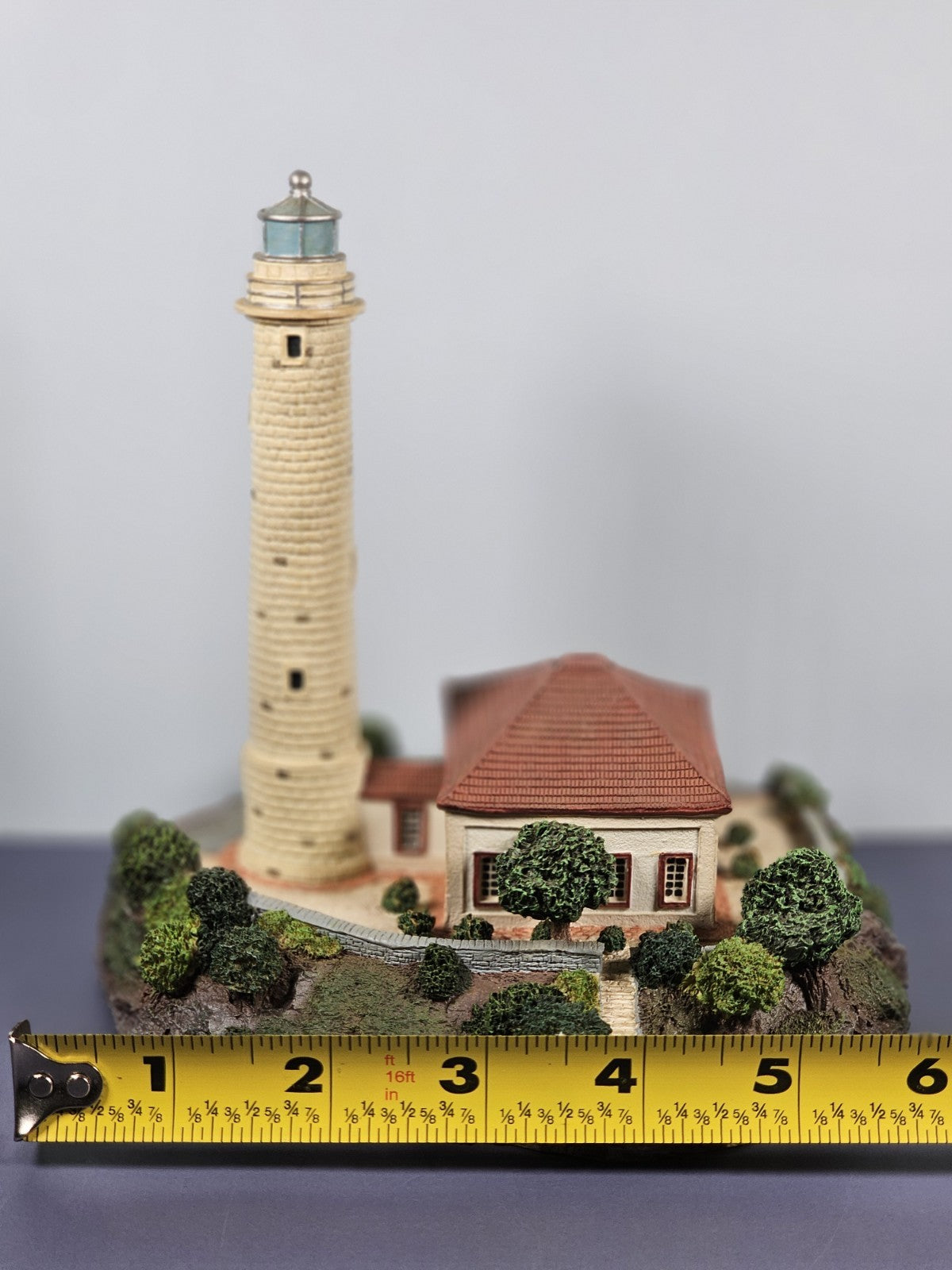 Danbury Mint Calaburras Lighthouse Spain Historic International Lighthouses