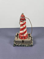 2000 Lefton White Shoal, MI Lighthouse Christmas Ornament 12856