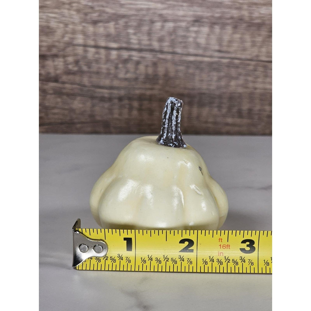 Set of 4 Mini Artificial Pumpkins & Gourds Autumn Fall Table Decor