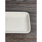 Old Pottery Company Rectangular Dish 7x5 Cream Stoneware Tray