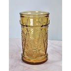 Vintage Wheaton Amber Eagle Juice Glass | 1970s New Jersey Glassware