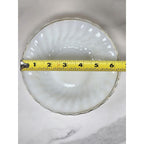 Anchor Hocking Fire-King Milk Glass Mug and Swirl Bowl Set Vintage