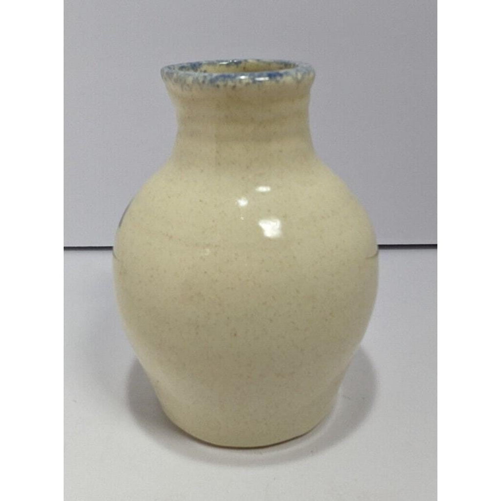 Stoneware Vase Blueberry Design Rustic Ceramic Vase