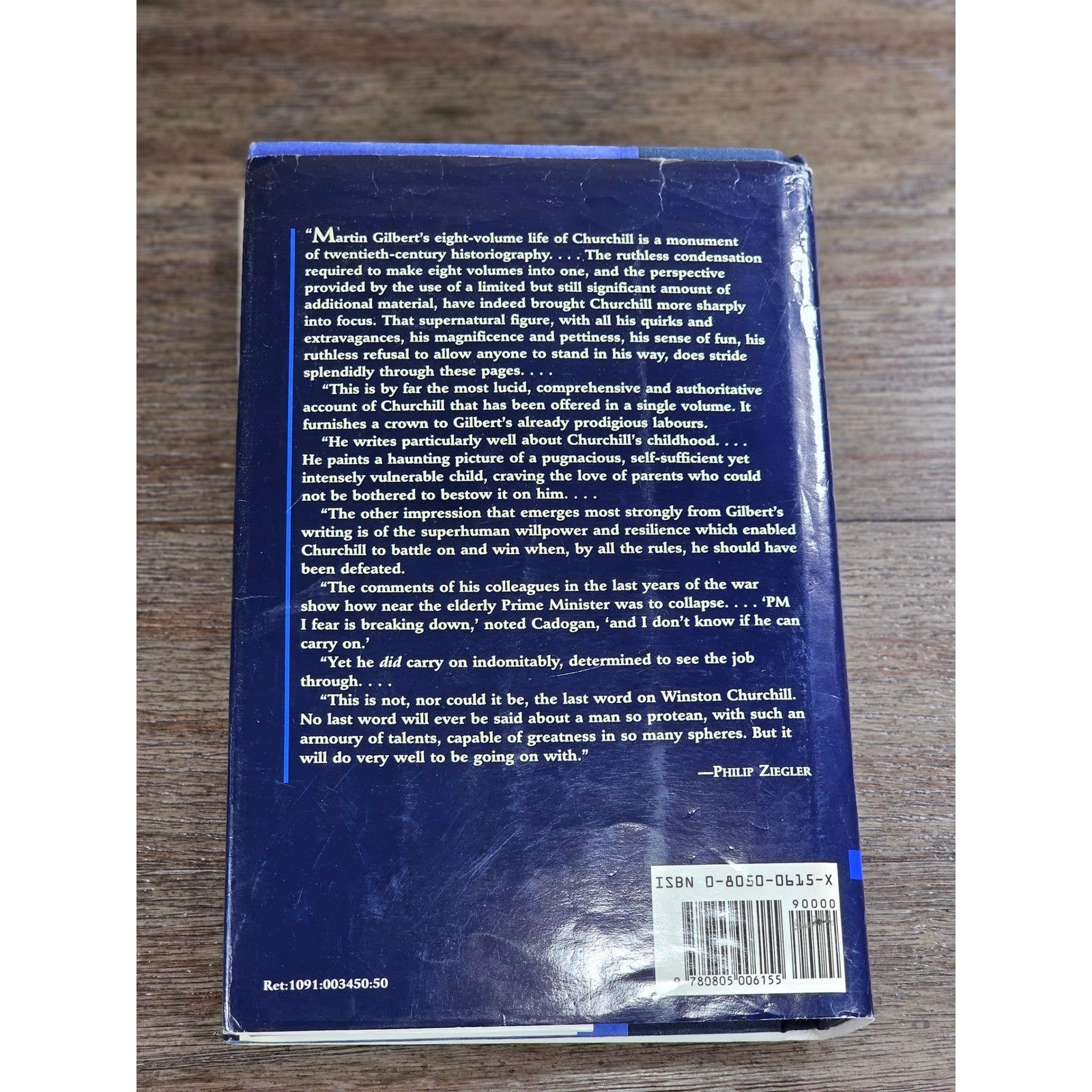 Churchill: A Life Martin Gilbert 1991 1st American Ed Hardcover