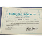 Danbury Mint Eddystone Lighthouse Figurine COA Maritime
