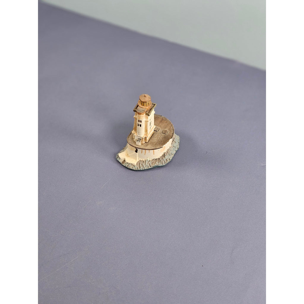 St. George Reef Lighthouse Thimble Miniature Coastal Decor Collectible Chipped
