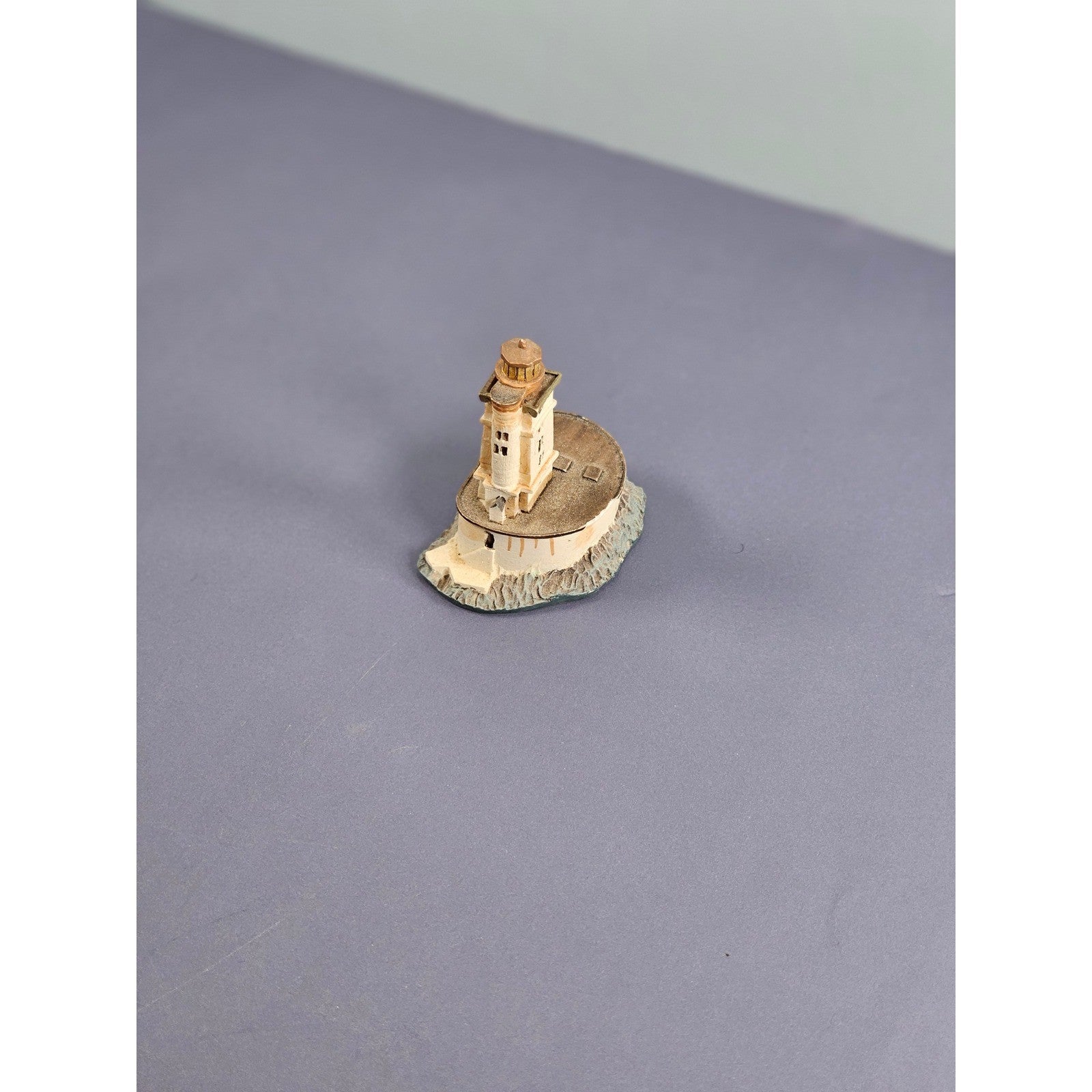St. George Reef Lighthouse Thimble Miniature Coastal Decor Collectible Chipped