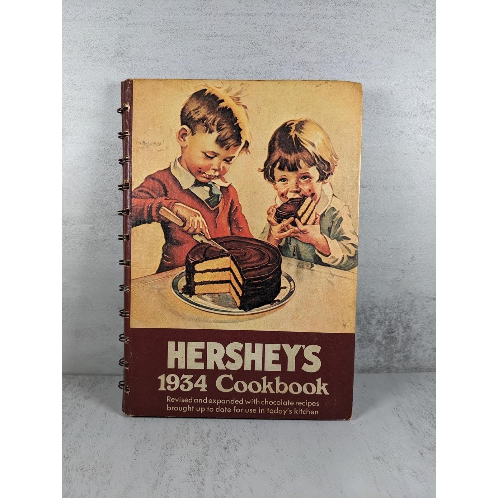 Hersheys 1934 Cookbook 1971 Revised Spiral Hardcover Recipes