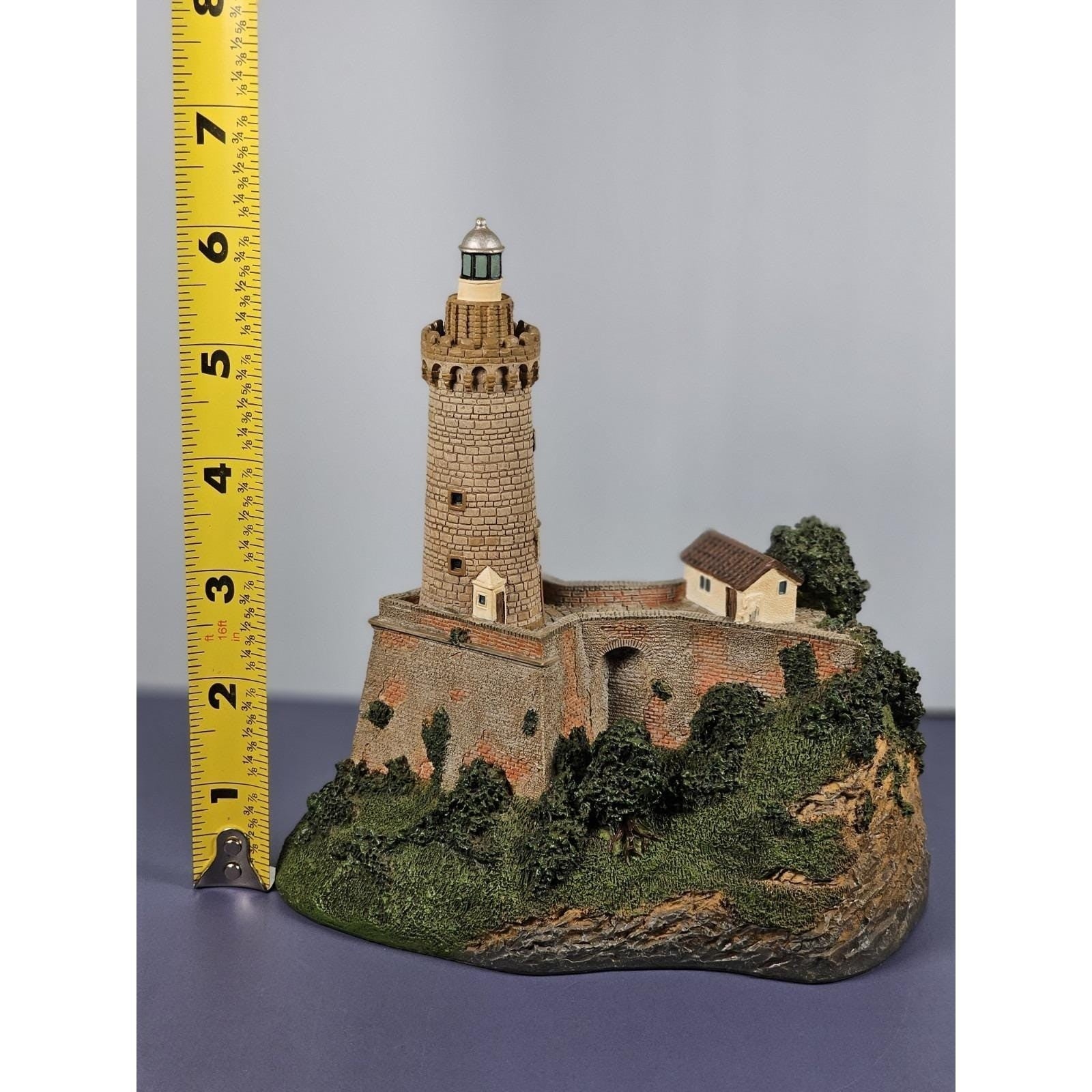 Danbury Mint Portoferráio Lighthouse Figurine COA Elba Island