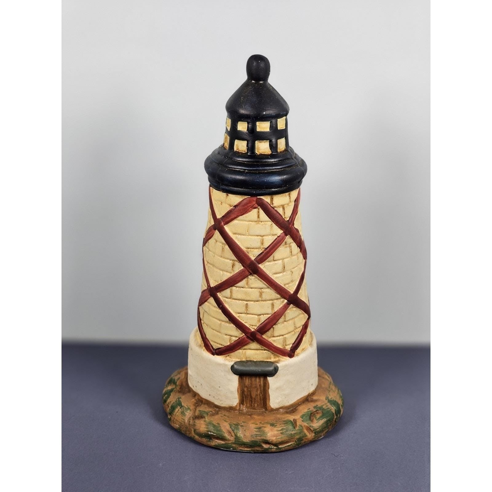 KS Collection Lighthouse Figurine Red Diamond Nautical Decor