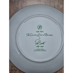 Franklin Porcelain Winter Bird Plate A Country Lane in December 1979