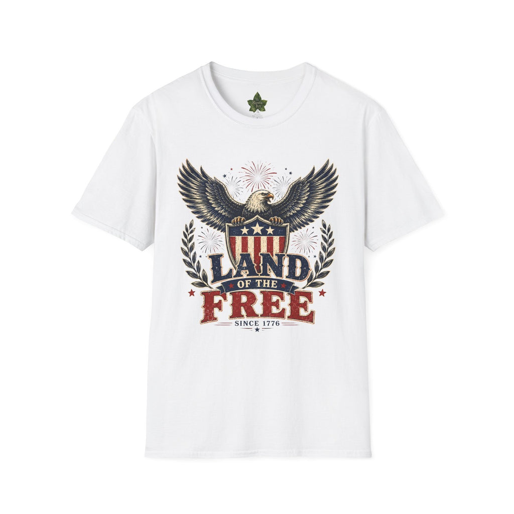Land of the Free Eagle Shirt, Patriotic 4th of July USA Tee