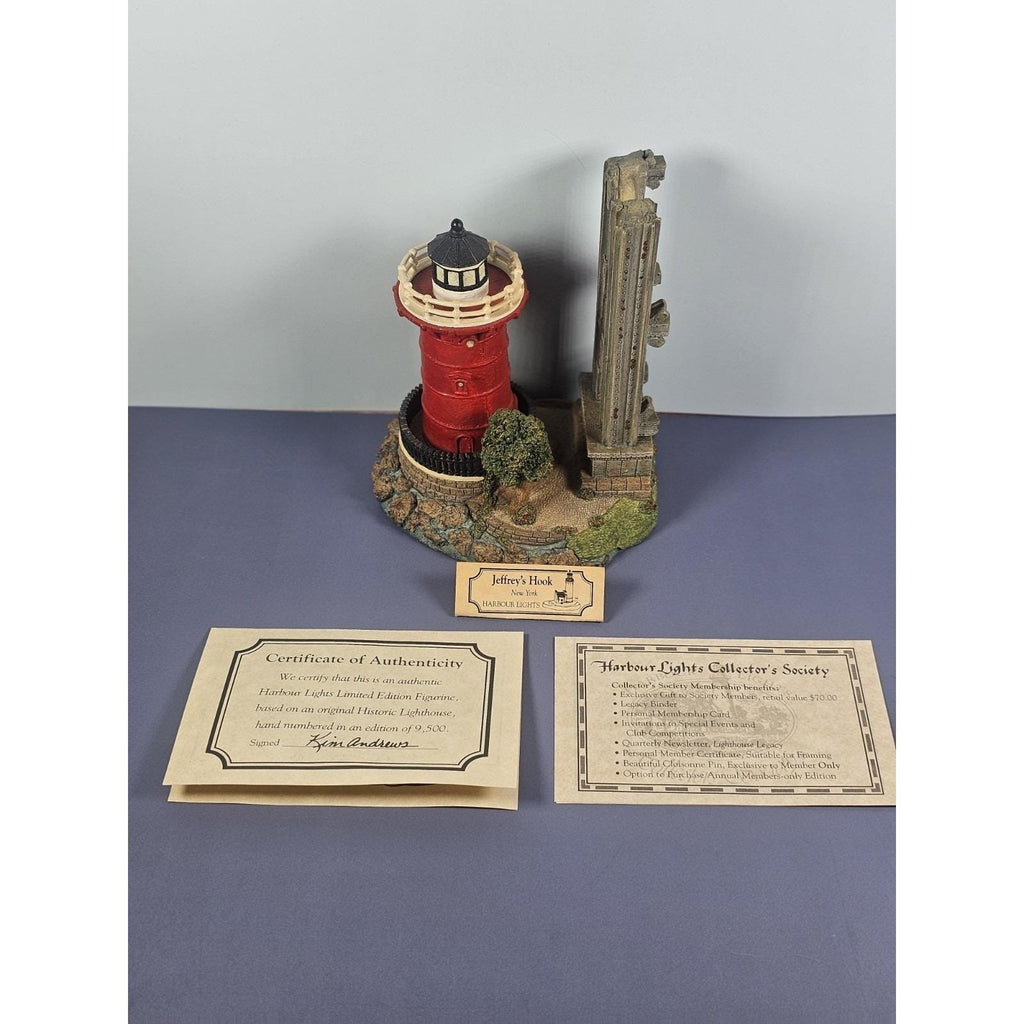 Harbour Lights Jeffreys Hook Lighthouse 1997 w/ COA