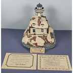 Harbour Lights Colchester Reef Lighthouse 1996 COA Winter
