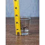 Walton's Distillery Shot Glass Souvenir Clear Glass Barware 2.5"