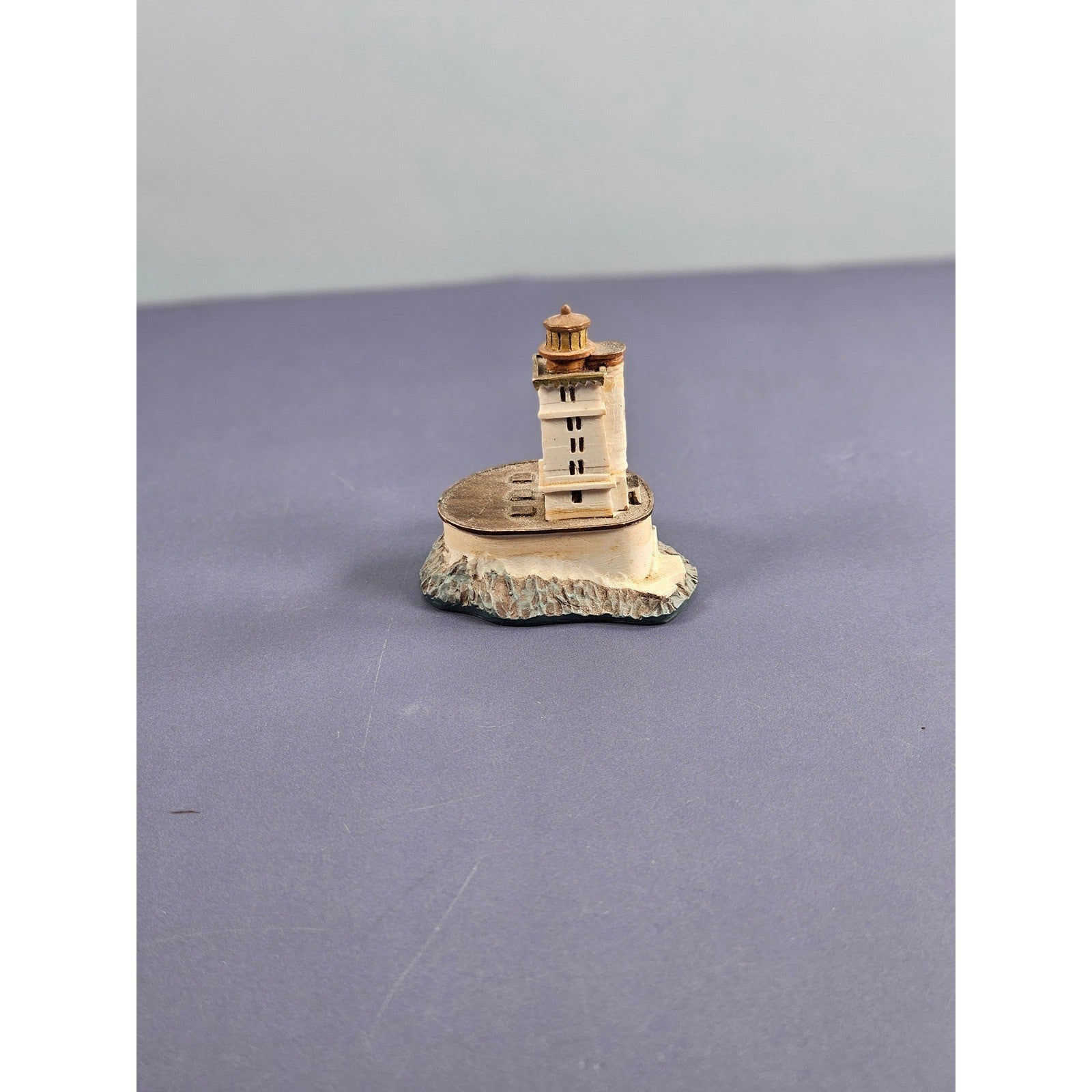 St. George Reef Lighthouse Thimble Miniature Coastal Decor Collectible Chipped