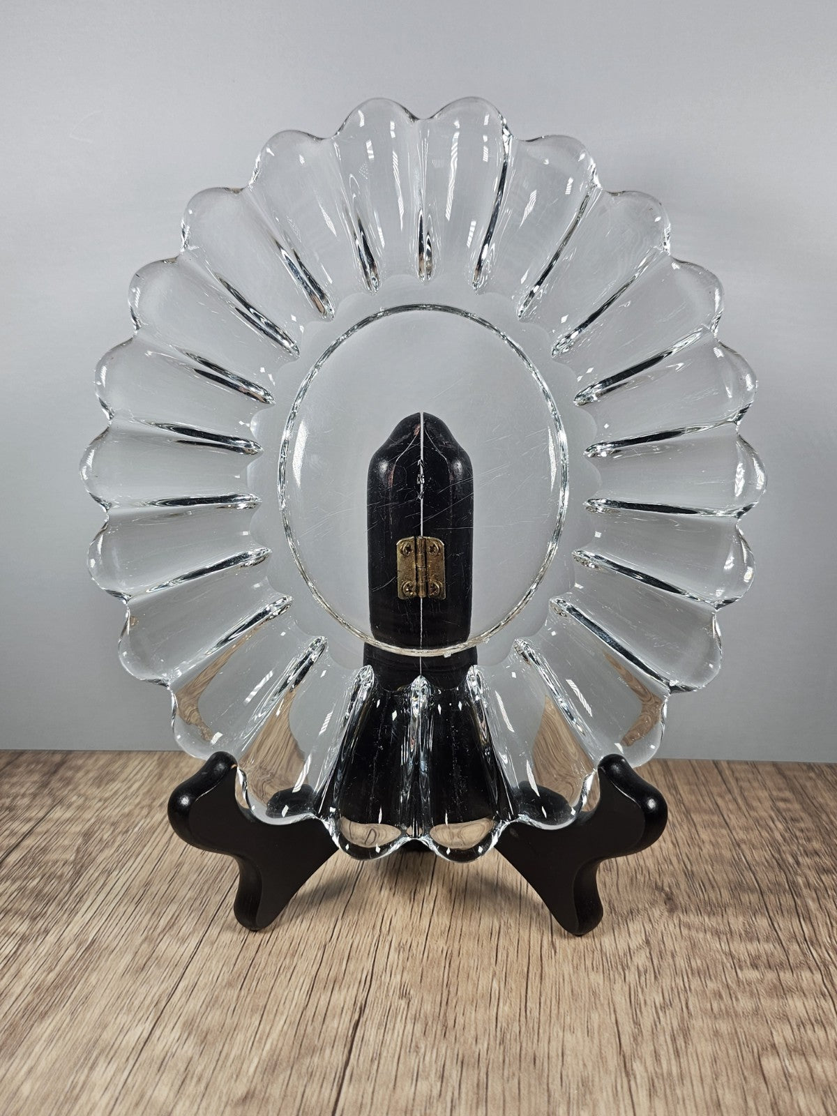 Vintage Heisey Clear Pressed Glass Oval Bowl – Elegant Centerpiece Piece
