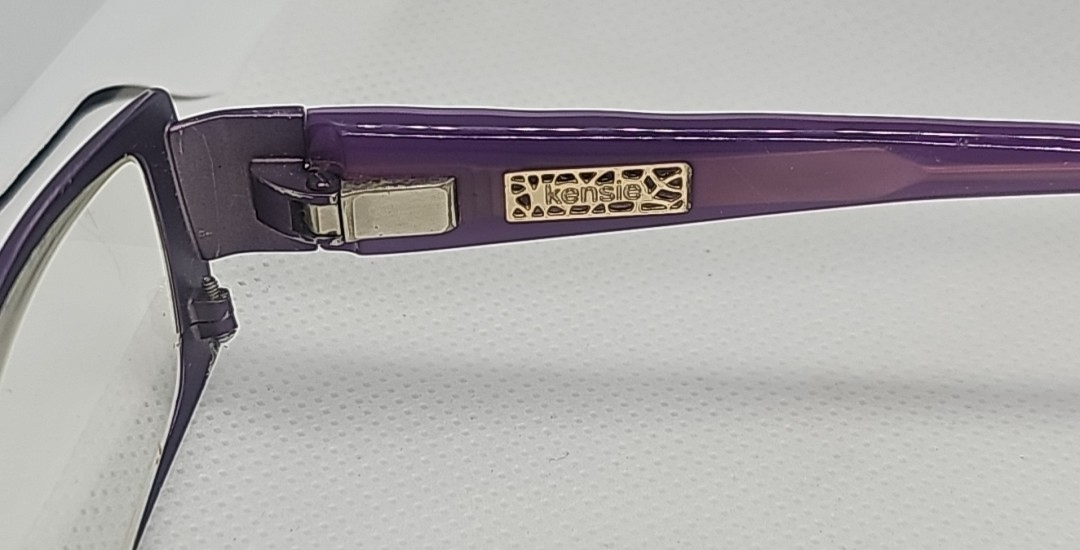 Kensie Evolve TO 58-16-135 Purple/ Black Full Rim Eyeglasses With Case