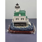 Lefton Bridgeport Harbor Lighthouse Lost Lights w/ Box COA