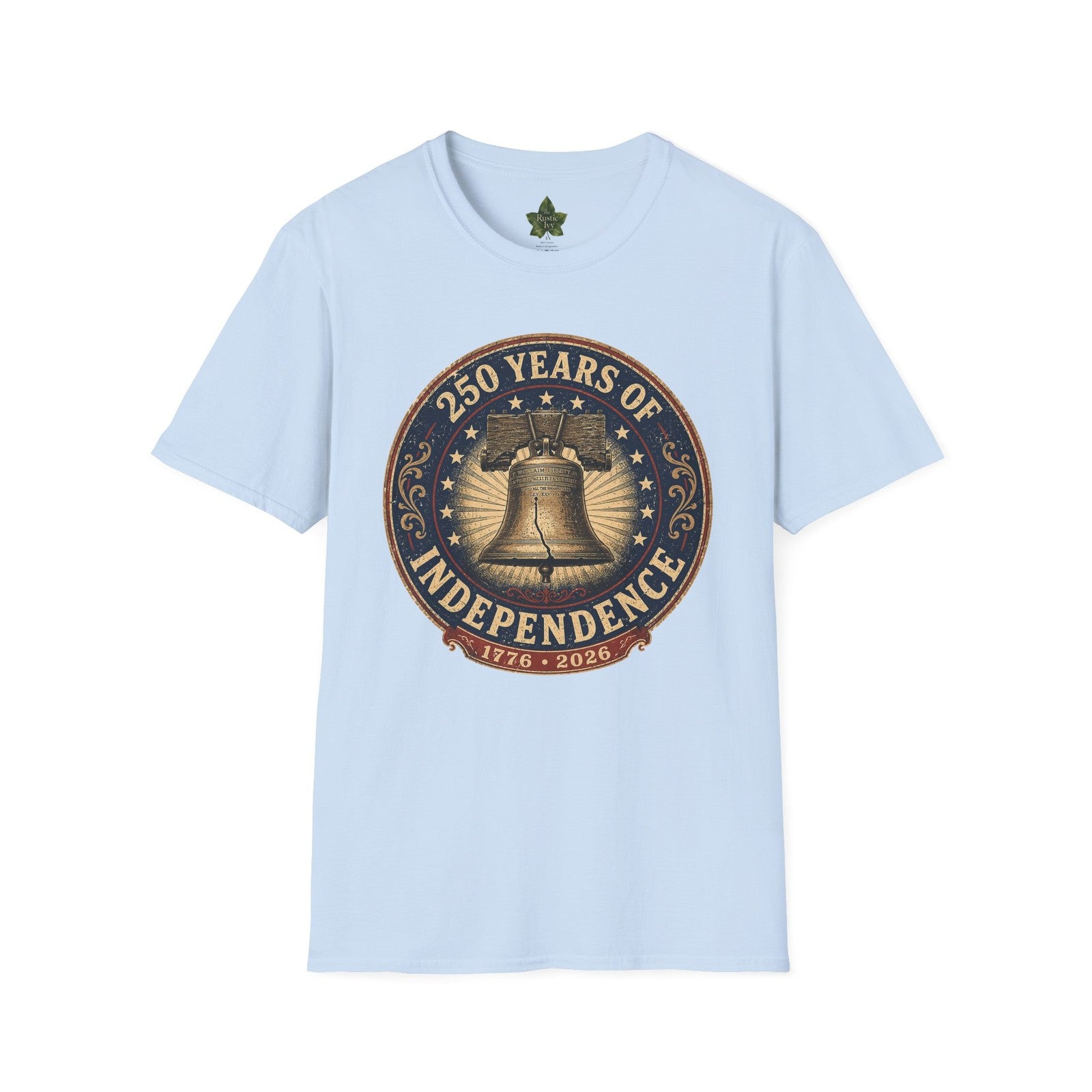 250 Years of Independence Shirt 1776 2026 Liberty Bell Patriotic Tee