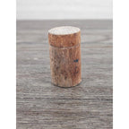 Antique Cork Cylinder Box Primitive Small Lidded Container 3.5"