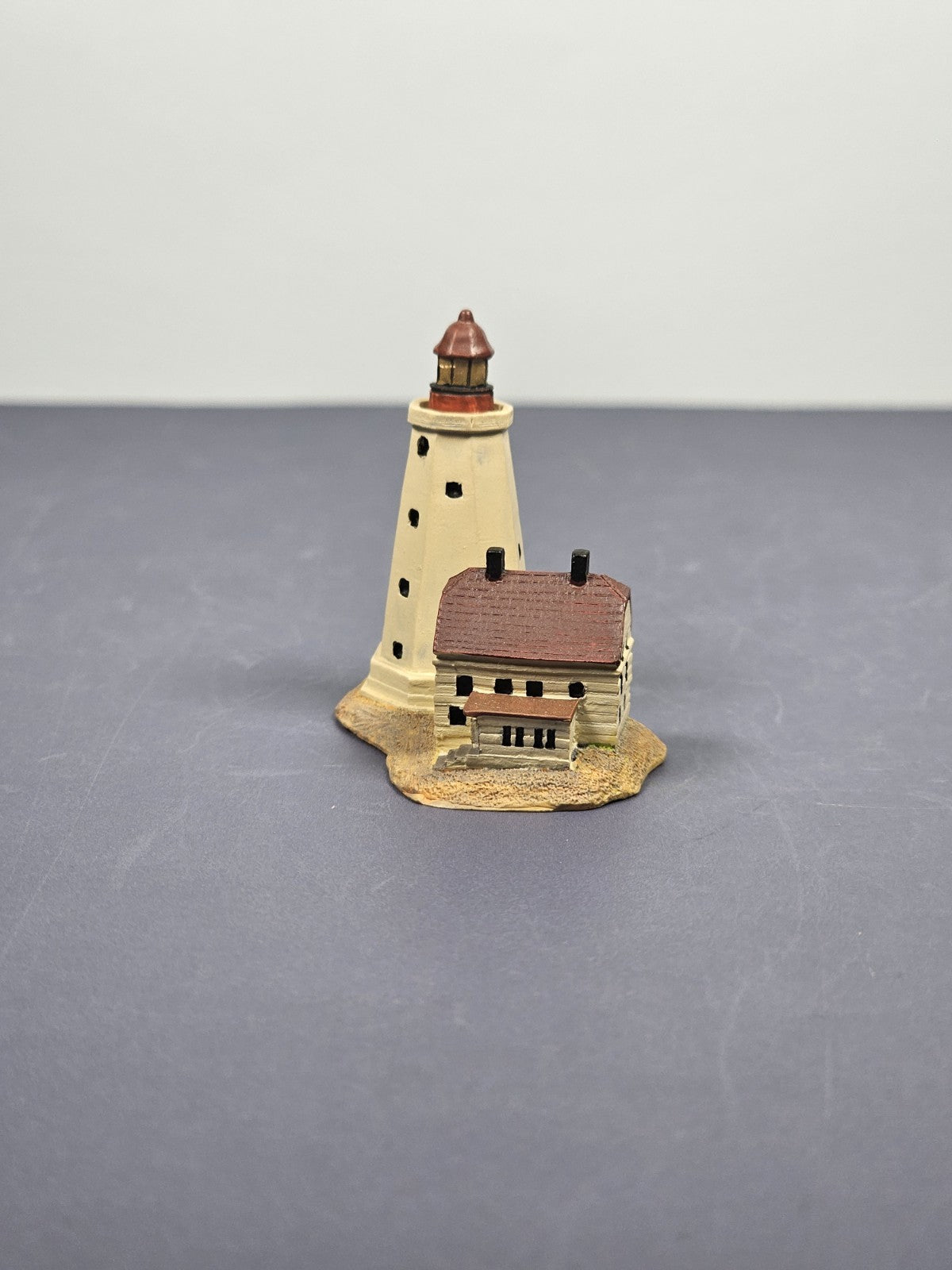 Lenox Miniature Lighthouse Thimble Figurine Sandy Hook Lighthouse New Jersey