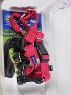 Pet Safe Dog Harness Medium Large Red Black Easy Walk No Pull Adjustable