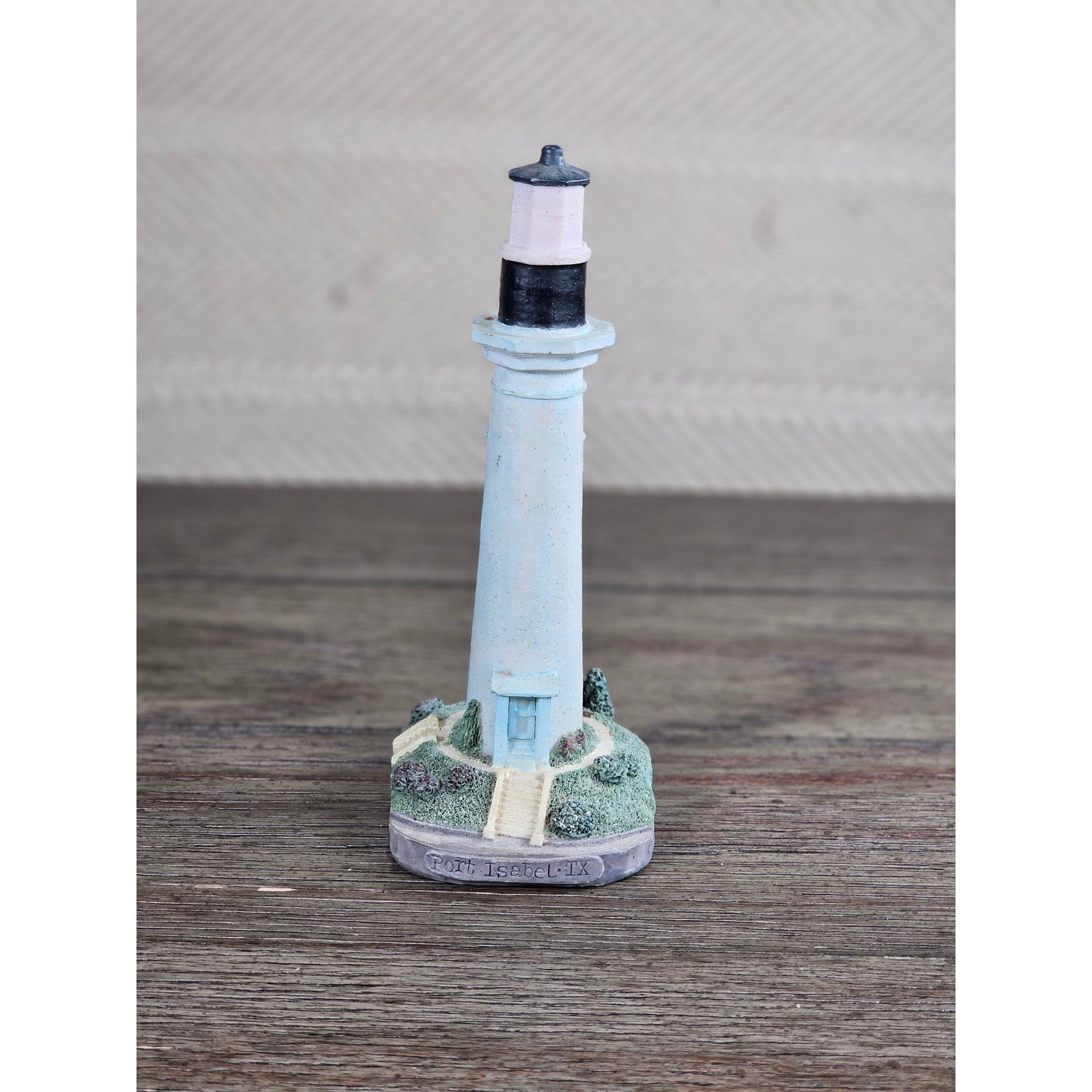 Vintage Port Isabel Texas Lighthouse Figurine Resin Coastal Decor
