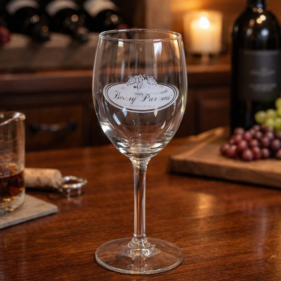 Berry Parsons Rendezvous Ridge 7" Wine Glass Clear Stemware