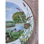 Vintage Franklin Porcelain July Beside the River Plate by Peter Barrett 9 Inch