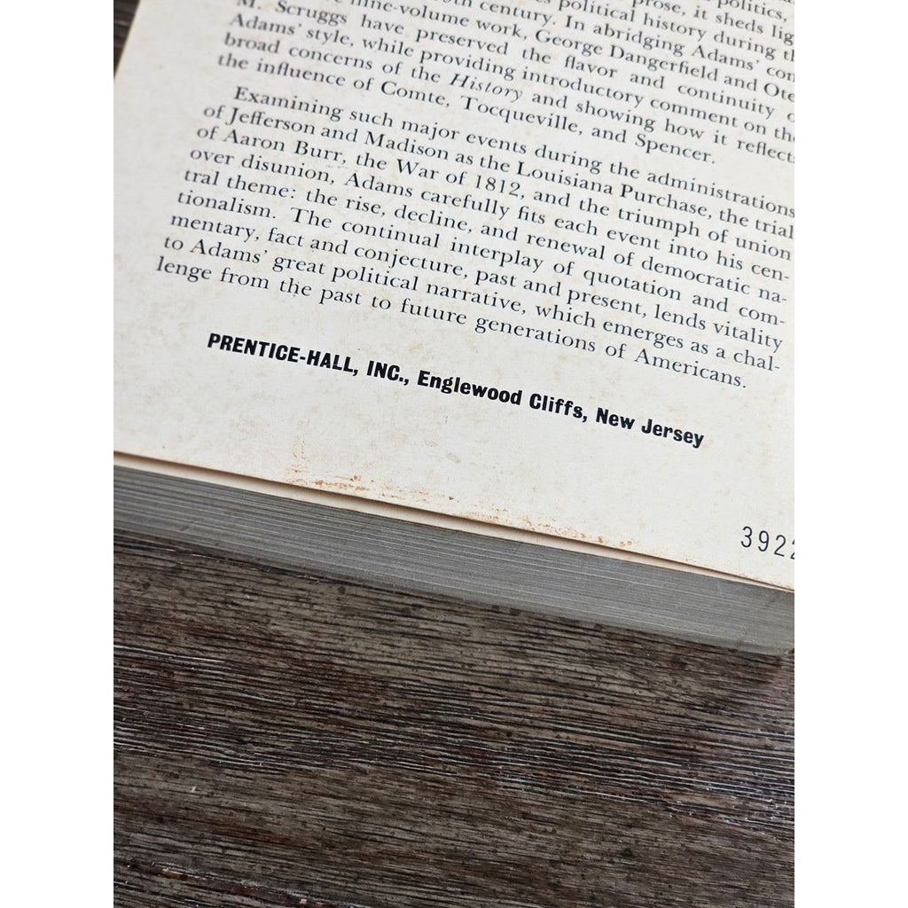 Henry Adams History of the United States 1963 Spectrum PB