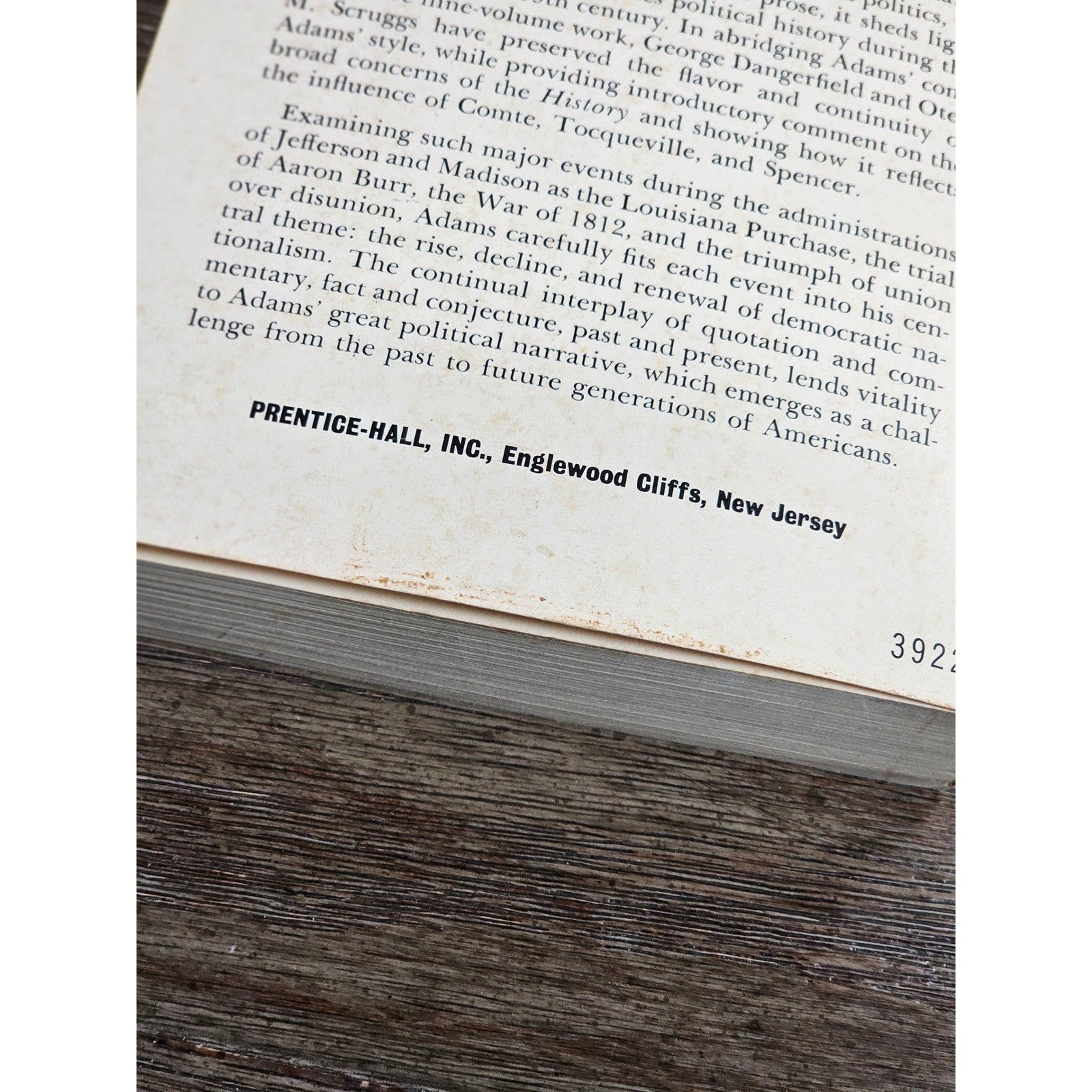 Henry Adams History of the United States 1963 Spectrum PB