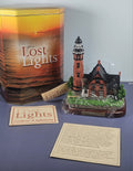 Lefton Lost Lights Cleveland Lighthouse Figurine With Box & Certificate