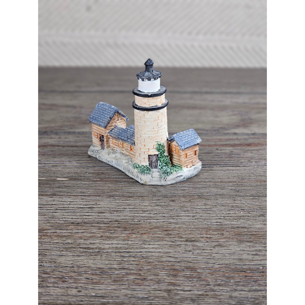 Montauk Point Lighthouse Resin Figurine Mini Coastal Nautical Decor