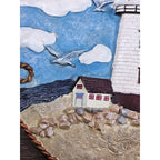 Ganz 3D Lighthouse Coastal Wall Decor – Nautical Beach Hanging Art 12.5"