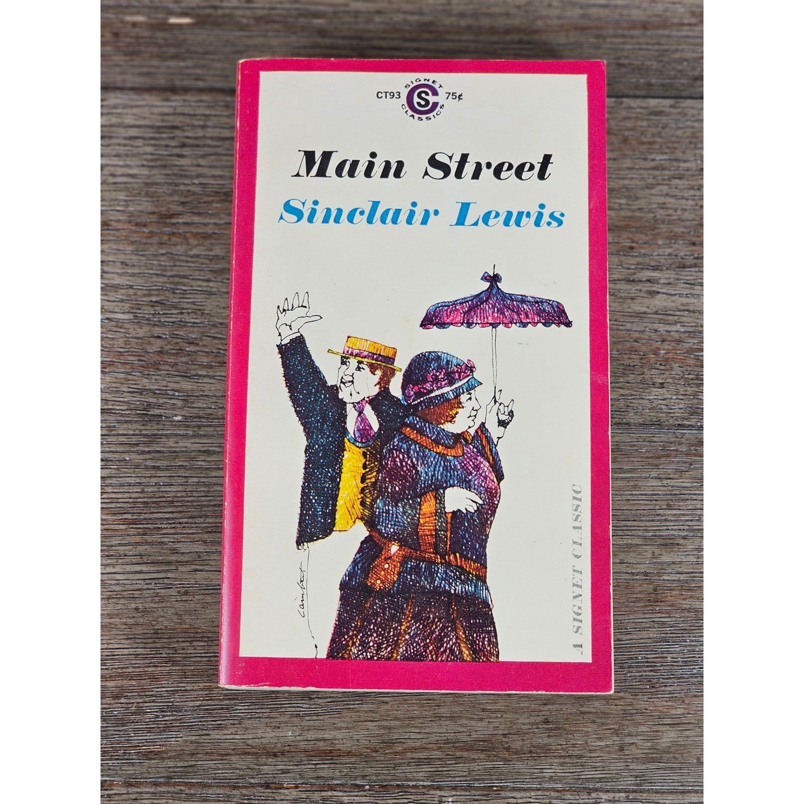 Main Street by Sinclair Lewis Vintage 1961 Signet Classic Paperback