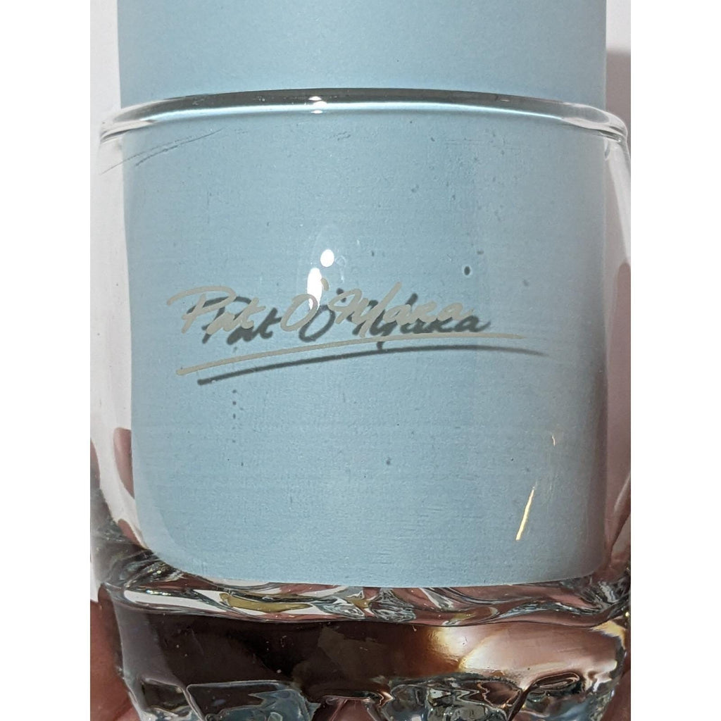 Vintage OMara Irish Country Cream Glass Etched Logo Cocktail Glass