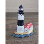 Miniature Lighthouse & Keeper's House Figurine Coastal Nautical Decor