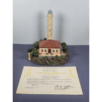 Danbury Mint Calaburras Lighthouse Spain Figurine COA