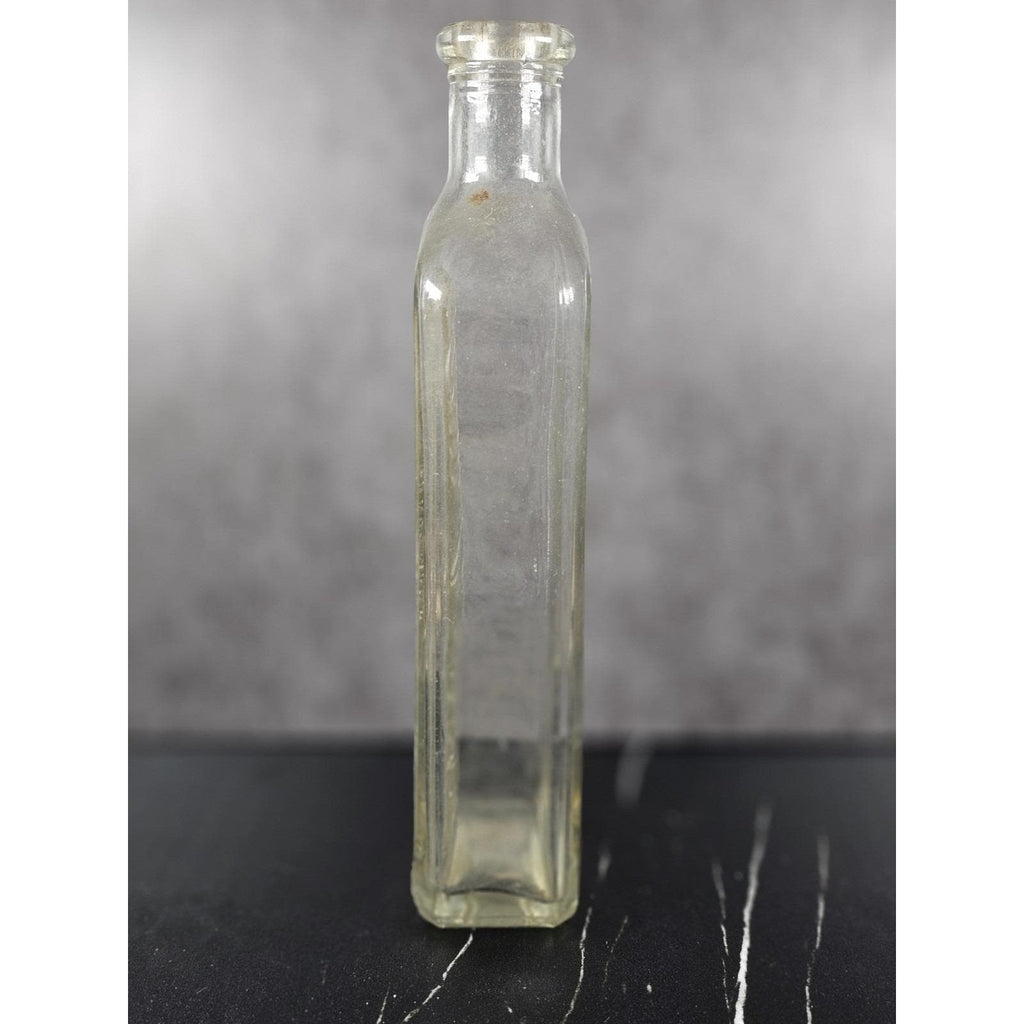 Vintage Rawleighs Embossed Medicine Bottle Clear Glass Apothecary