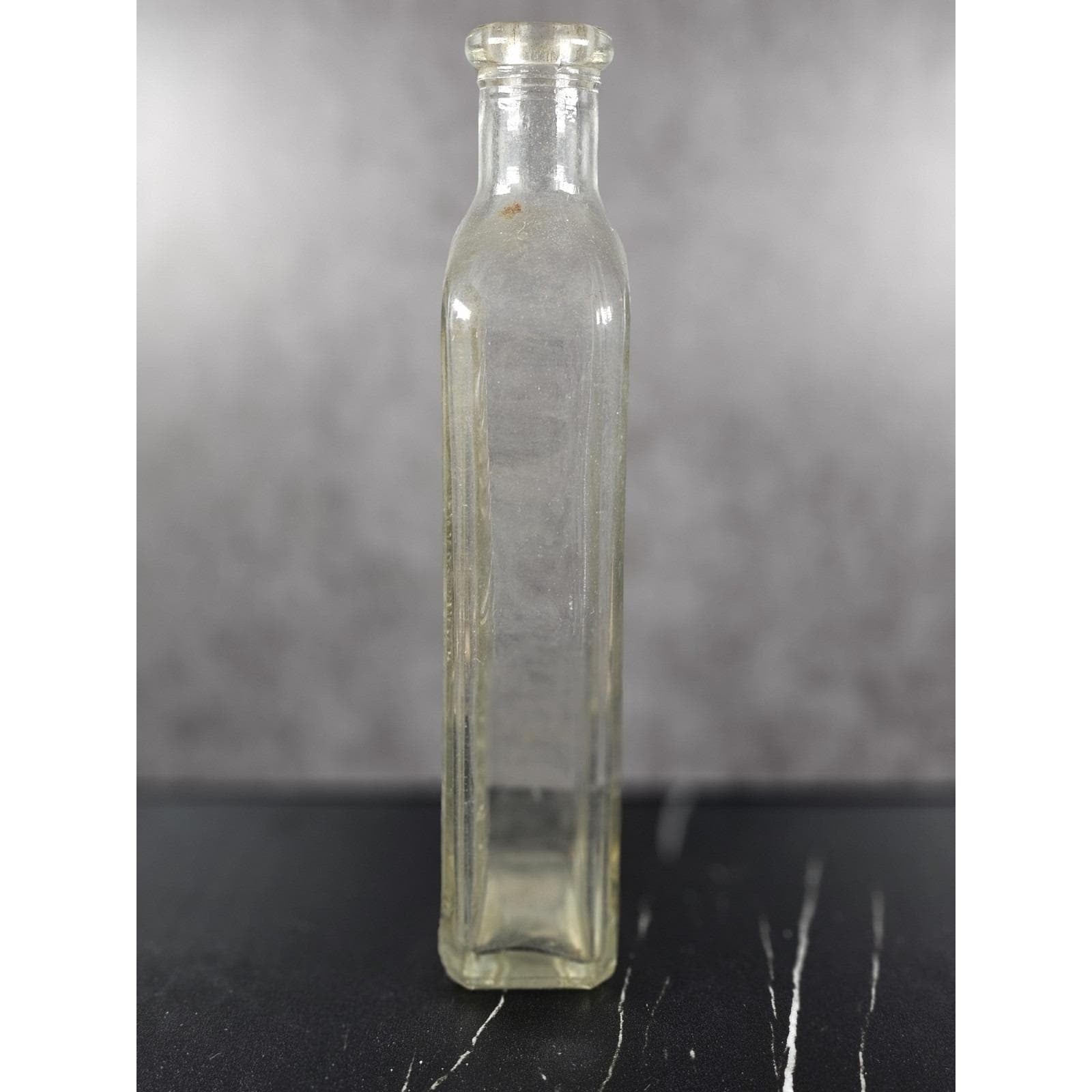 Vintage Rawleighs Embossed Medicine Bottle Clear Glass Apothecary
