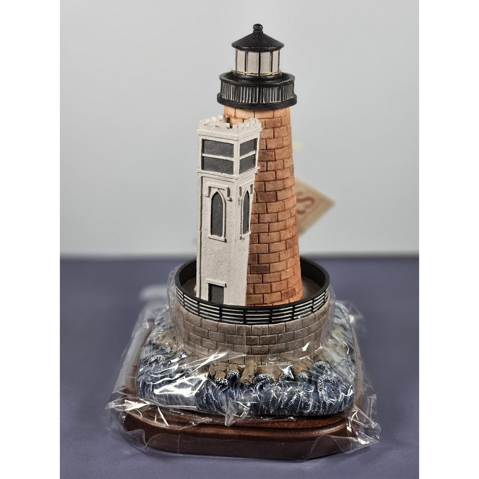 Lefton Lost Lights Bishop & Clerks Lighthouse w/ Box COA