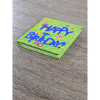 Happy Birthday Mini Gift Book 2002 Armand Eisen 3.5" Square