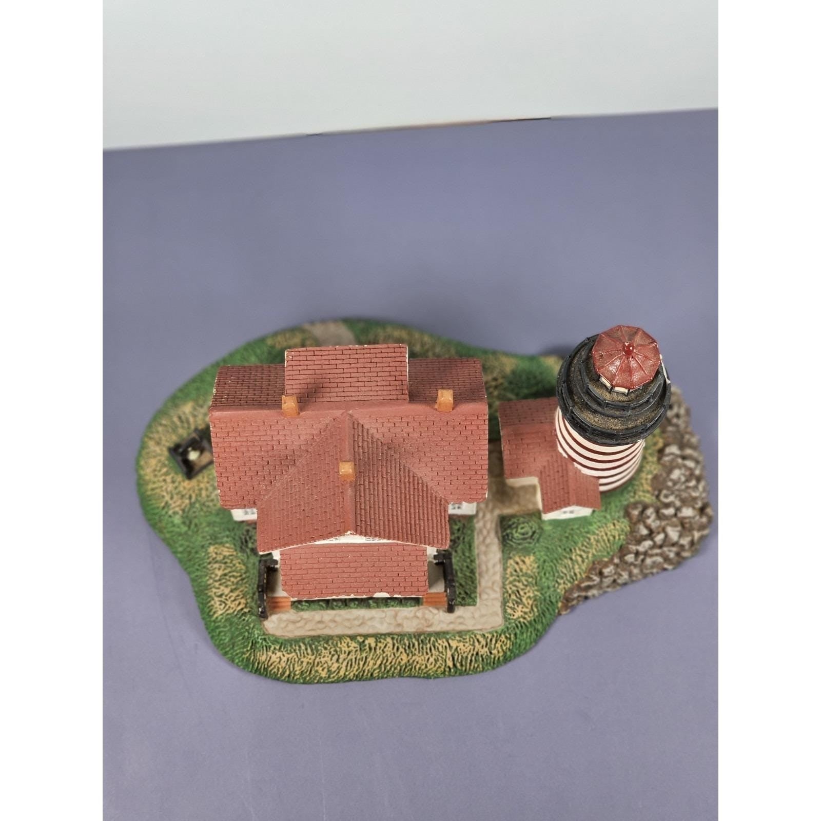 Danbury Mint West Quoddy Head Lighthouse 1994 COA Maine