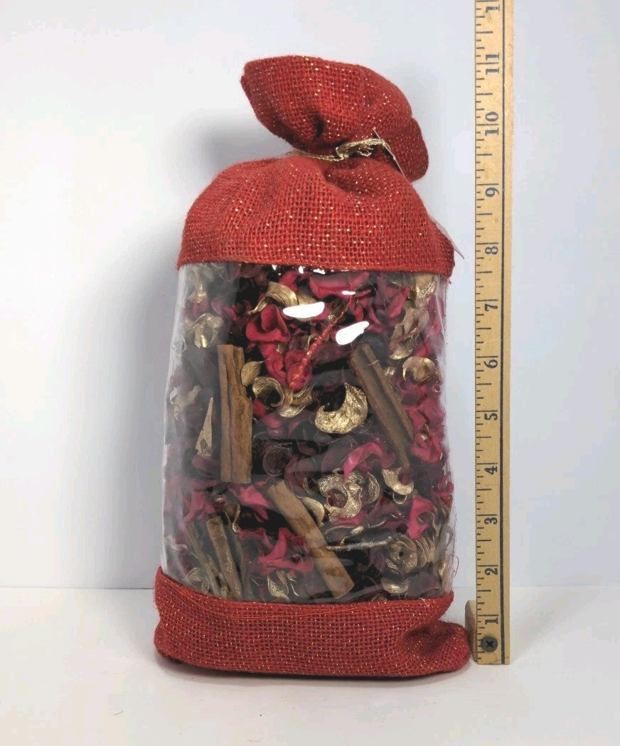 POTTERY BARN FIRESIDE CINNAMON HOMESCENT POTPOURRI 8oz