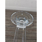 Vintage Clear Pilsner Glass 9" Tall Stemmed Beer Glass