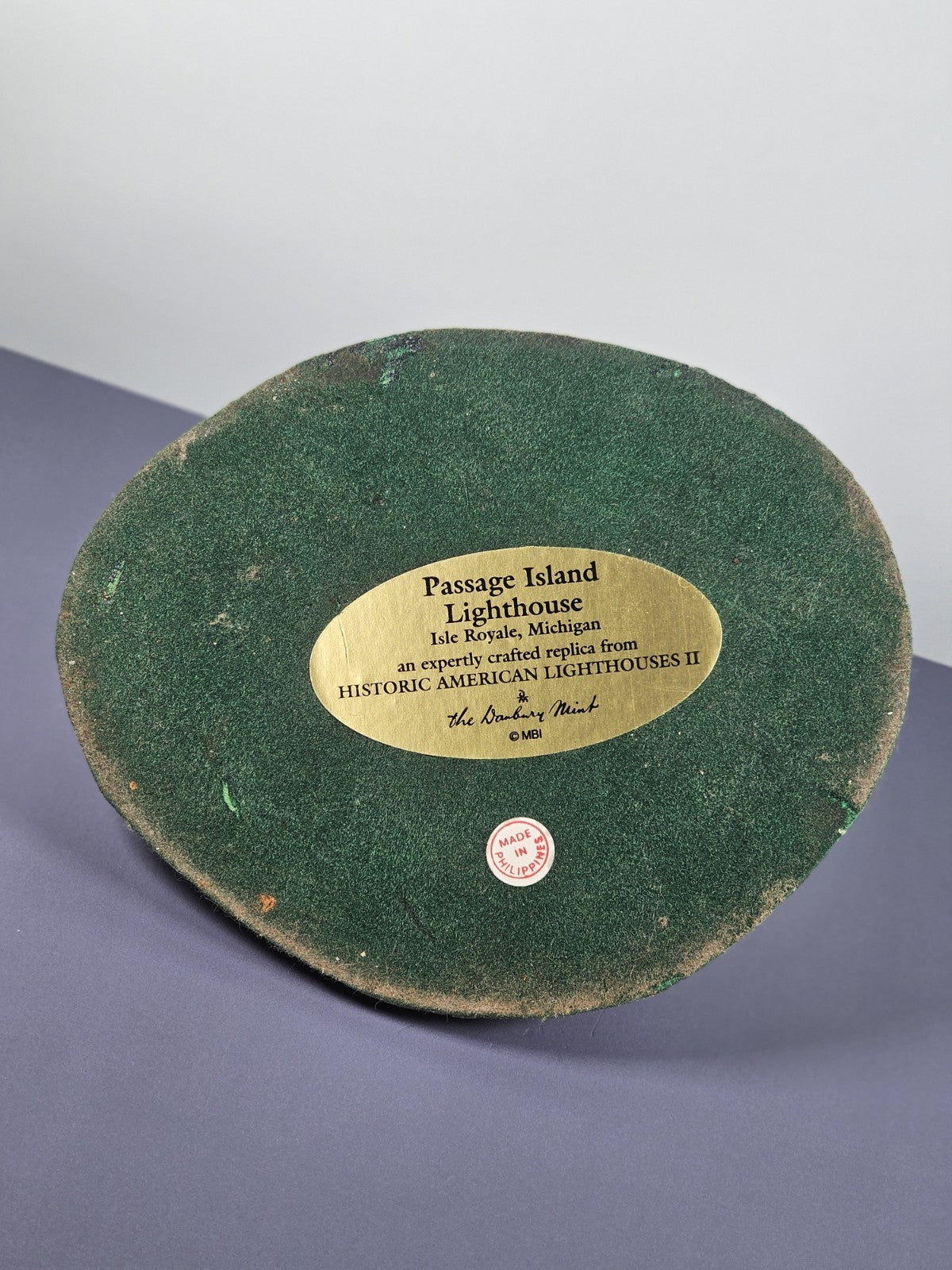 Passage Island Lighthouse Replica By Danbury Mint 1994 Historic American Lightho