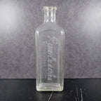 Vintage Rawleighs Embossed Medicine Bottle Clear Glass Apothecary